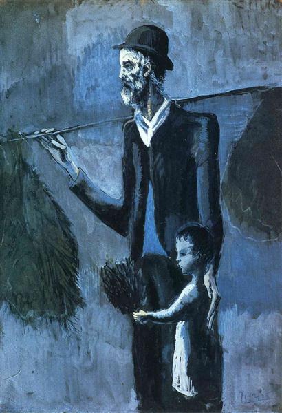 Pablo Picasso Oil Painting Seller Of Gul Vendeur Du Gul